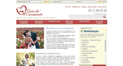 Desktop Screenshot of guiadecasamento.com.br